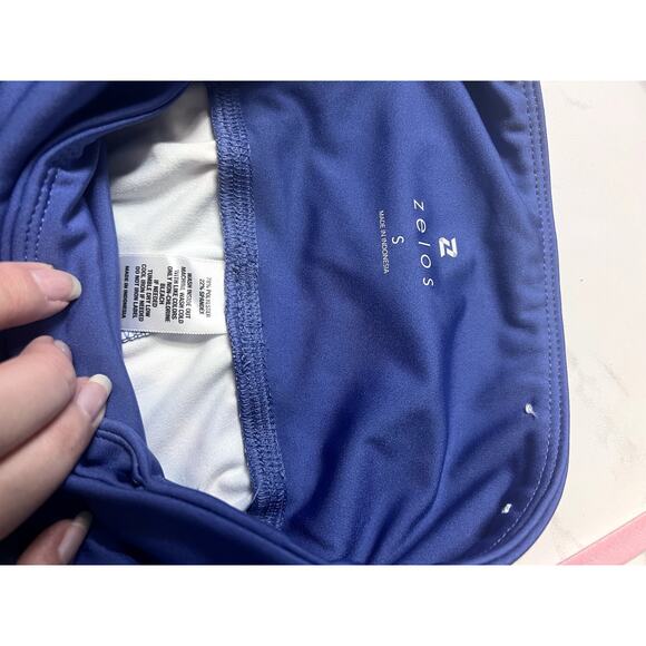 Zelo's Leggings Women's Size Small Tropical Colors Blue Workout Exercise Comfort - Picture 4 of 8